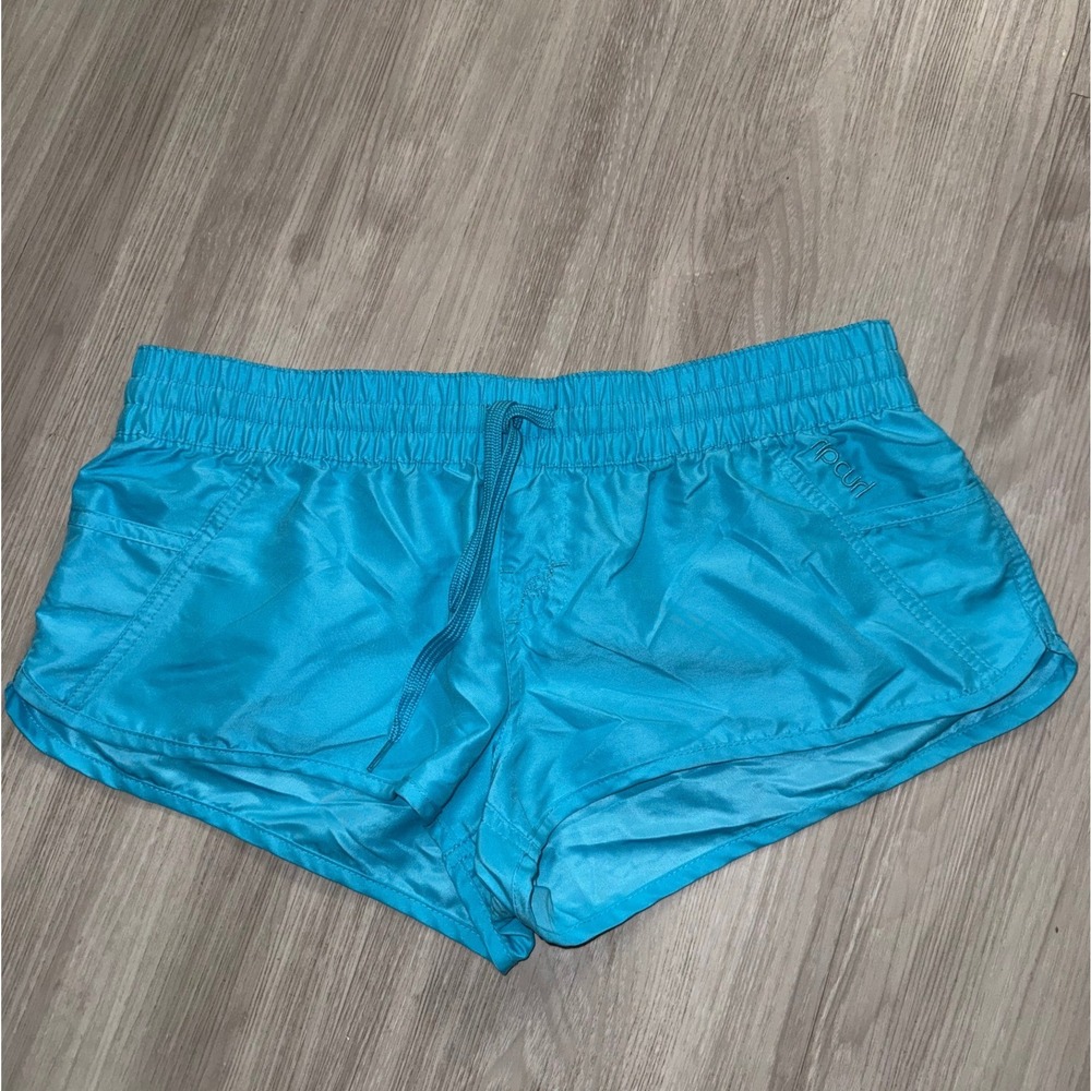 Rip Curl Women's Turquoise Athletic Swim Shorts
